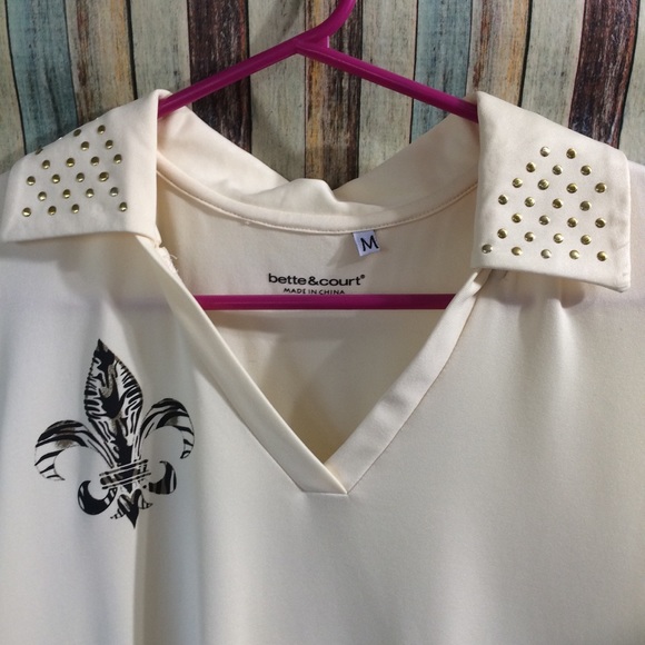 Bette Court cream  🎾 sleeveless top - Picture 3 of 5